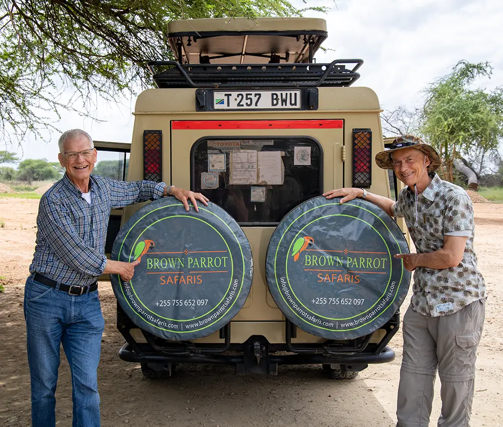 Choose Brown Parrot Safaris in Tanzania